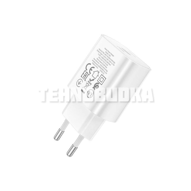 Hoco N22 Jetta — комплект зарядного устройства 25W + кабель Type-C to Type-C
