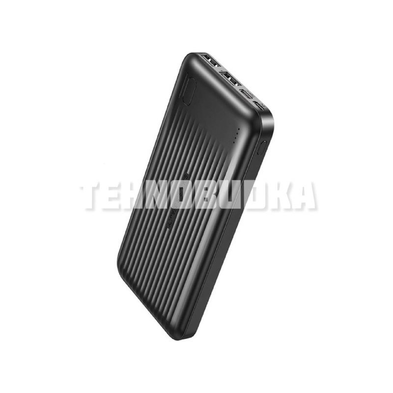 XO PB301 — Power Bank 10000 mAh с LED-дисплеем, чёрный